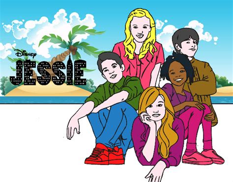 Toy story 3 coloring pages jessie the cowgirl in horseshoe. Colored page Jessie - Disney Channel painted by User not ...