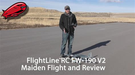 Flightline Rc Fw 190 V2 Maiden Flight Youtube