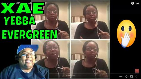 xae evergreen yebba acapella cover reaction reactmas 1 youtube