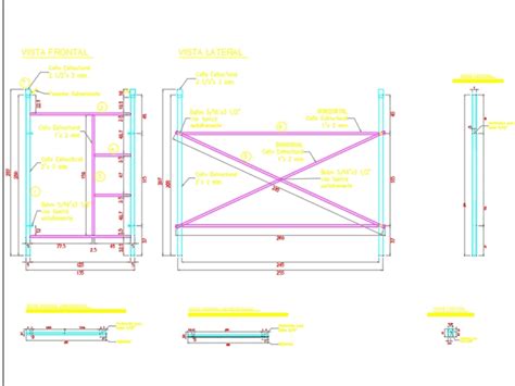 Scaffolding Cad Drawings