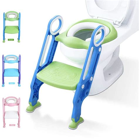 Potty Training Toilet Seat With Step Stool Ladder For Kid And Baby