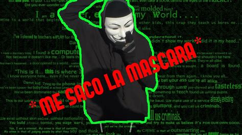 Anonymus Revela Su Identidad Youtube