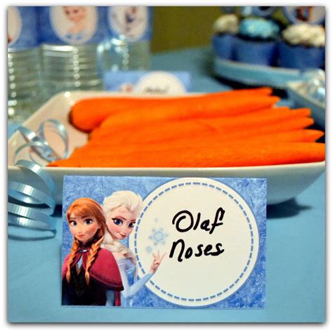 Olaf Carrot Noses Disney Frozen Birthday Party Disney Frozen