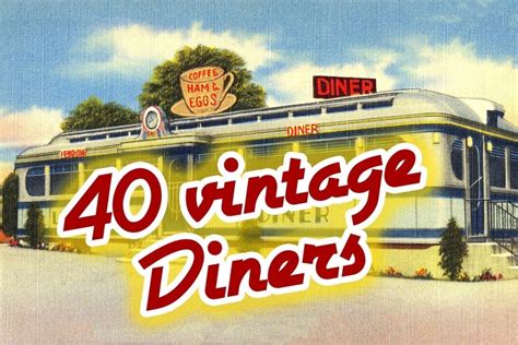 See These 40 Vintage Diners From The 40s And Try The Blue Plate