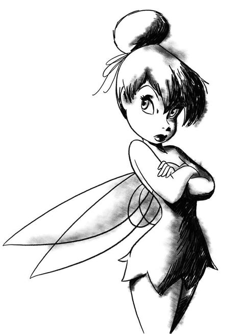 Tinkerbell Pencil Drawing At Getdrawings Free Download