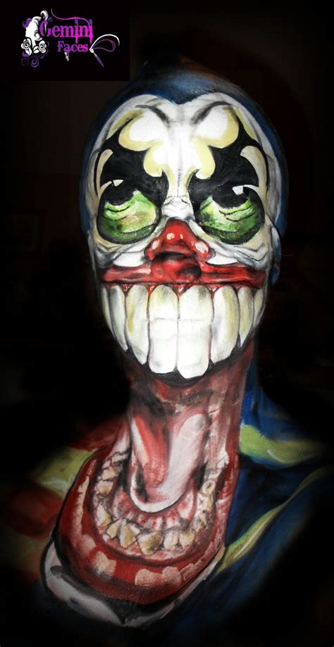Creepy Clown Face Paint Clown Face Paint Creepy Clown Clown Faces