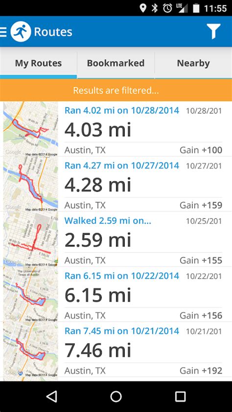 The program can be installed on android. Run with Map My Run - Android Apps on Google Play