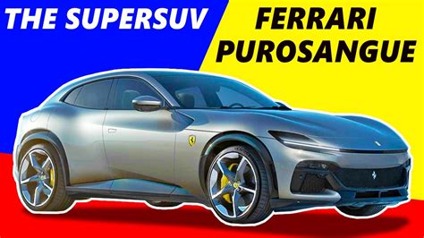 Introducing The New Ferrari Purosangue First Look Ferrari Purosangue