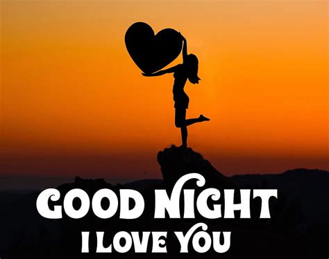 K Free Download Love Heart Sunset Good Night I Love You Good Night My Love HD Wallpaper Pxfuel