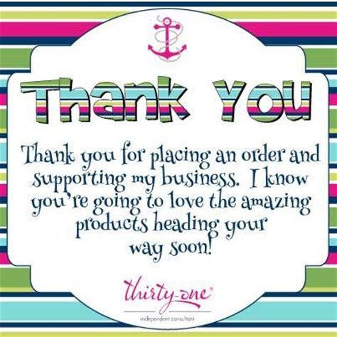 Thank you for order thank you notes thirty one catalog thirty one consultant i love you mom beauty boutique thirty one gifts color street nails scentsy. Customer order graphic | Successful Business Tips ...