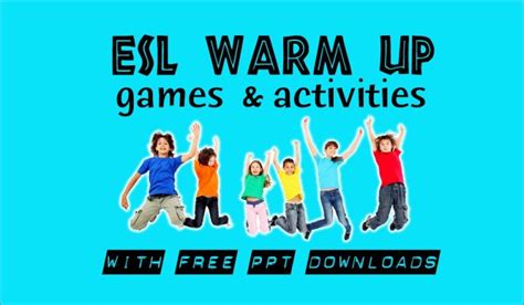 They're perfect for either generating some interest in the topic of the day or for reviewing material from previous classes. ESL Warm Up Activities with PowerPoint Download (con ...