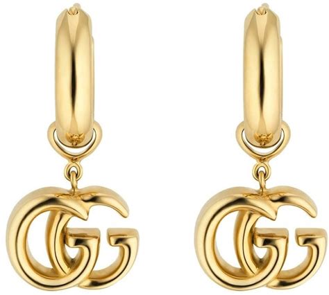 Gucci 18k Yellow Gold Hoop Womens Earrings Ybd58201700100u