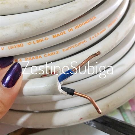 Jual Kabel Tunggal Nym X Praba Jual Per Meter Shopee Indonesia