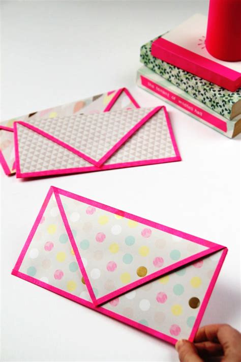 How To Fold An Envelope With Washi Tape Trim — Gathering Beauty