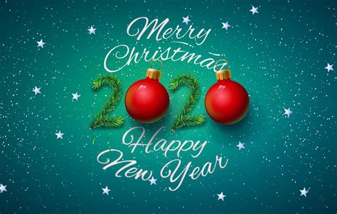 Merry Christmas And Happy New Year 2020 Wallpapers Wallpaper Cave