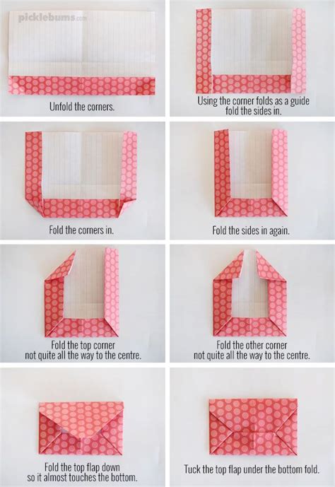 How To Fold A Letter Into Envelope Origami