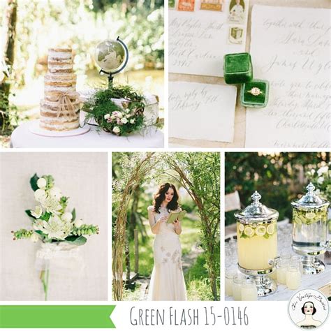 Green Flash A Brilliant Hue For Spring Weddings Jena Richards Weddings