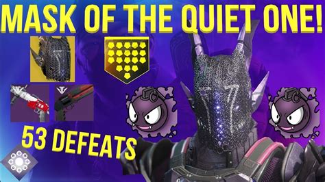 Mask Of The Quiet One 53 Defeats Destiny 2 Jokers Wild Youtube