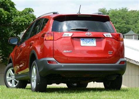 The Rear End Of The 2013 Toyota Rav4 Xle Awd Torque News