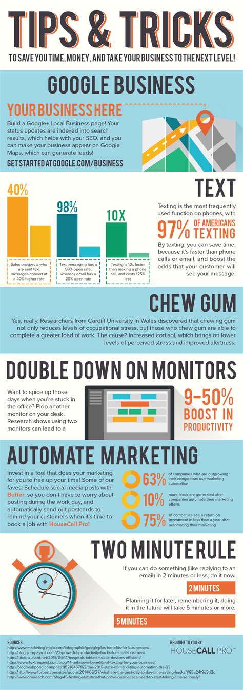 Business Tips Infographic
