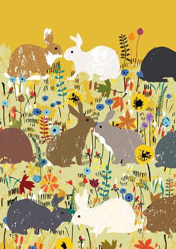 Autumnal Rabbits By Louise Cunningham Art Print From King And Mcgaw