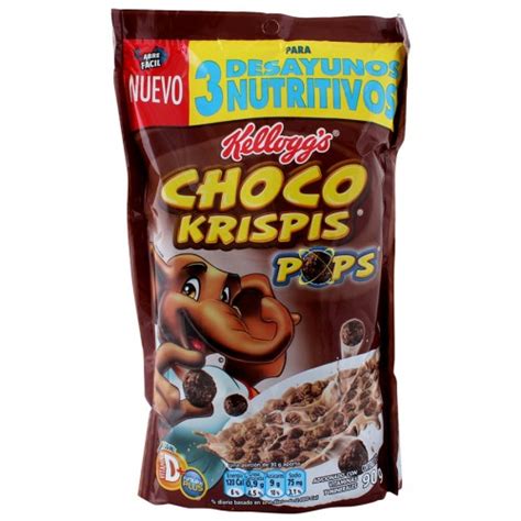 Cereal Choco Krispis Pops Pouch Kelloggs Bolsa 90 G A Domicilio