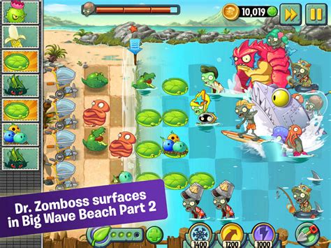 Part 2 Of Plants Vs Zombies 2s Big Wave Beach World Surfaces On Ios