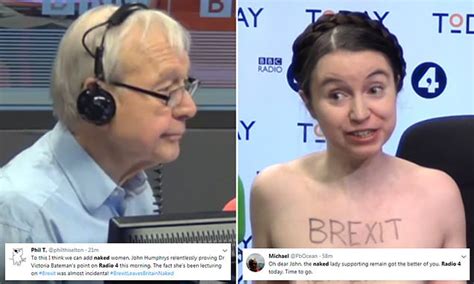 Anti Brexit Cambridge Academic Appears Naked On Bbc Radio S Today Programme Daily Mail Online