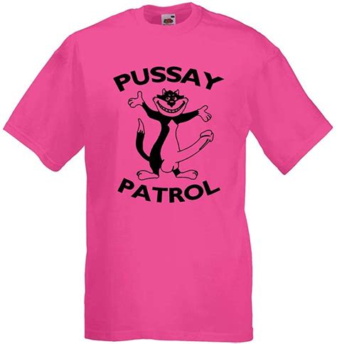Pussay Patrol Stag Do T Shirts Printed Back And Front SMB Novelties