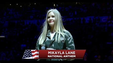 Mikayla Lane™ • National Anthem • 2212020 • Okc Thunder Youtube