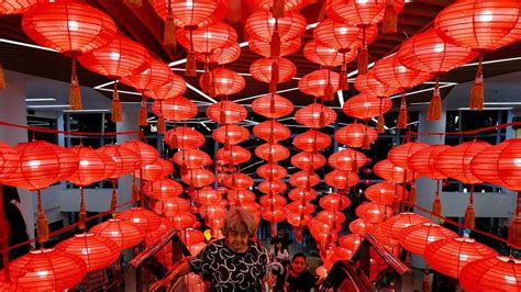 Dekorasi Imlek di Mall Jakarta