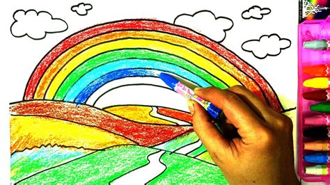 Kids Drawing Rainbow At Getdrawings Free Download
