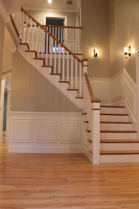 White Oak Floors 36 Hardwood Stairs Staircase Makeover Paneling
