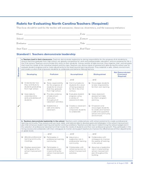 2022 Teacher Evaluation Form Fillable Printable Pdf And Forms Handypdf