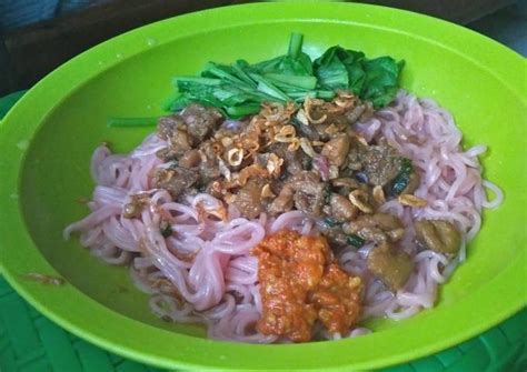 Resep Mie Ayam Homemade Dengan Buah Naga Oleh Ika Hidayatul Aini Cookpad