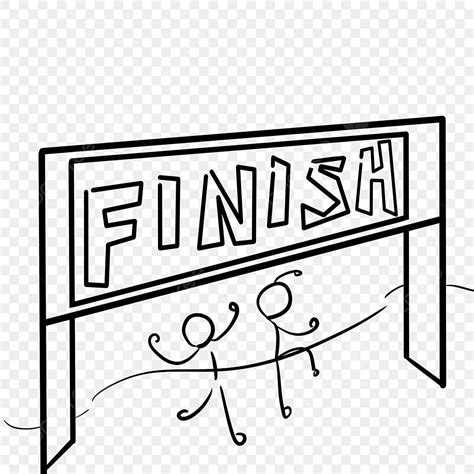 Black And White Finish Line Clipart Finish Line Clipart Black And