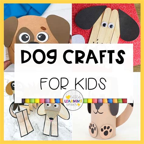 36 Dog Crafts For Toddlers And Preschoolers Little Learning Corner