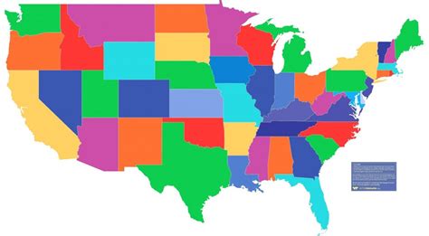 4 Best Images Of Printable Usa Maps United States Colored Printable