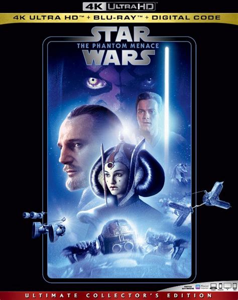 Star Wars The Phantom Menace Includes Digital Copy 4k Ultra Hd Blu