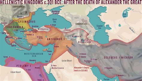 Map Of Alexander The Greats Empire In The Modern Day