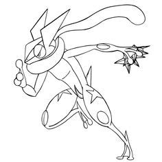 Coloring pages tv series coloring pages pokemon advanced coloring page. Greninja Pokemon Coloring Page | Pokemon coloring pages ...