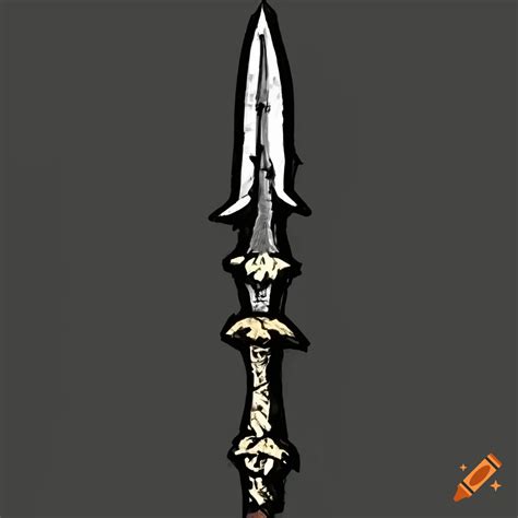 Feathered Tribal Spear From Darkest Dungeon