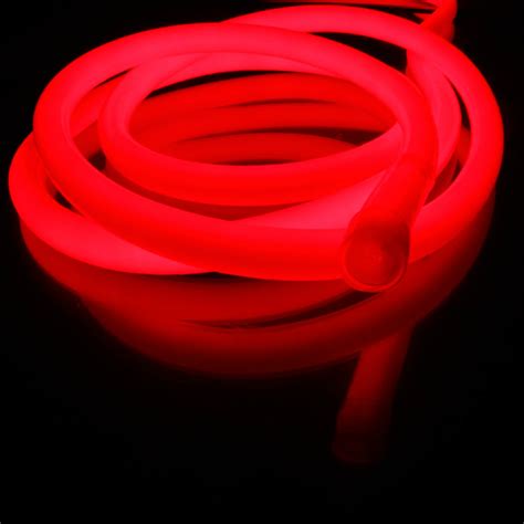 Anyview 360 Degree Red Color 16mm Round Led Neon Flex Strip Light