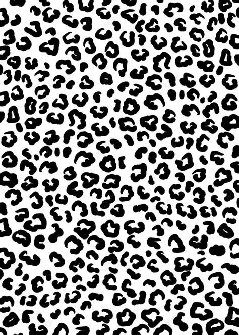 Leopard Texture Repeating Seamless Monochrome Black And White Background Wallpaper Image For