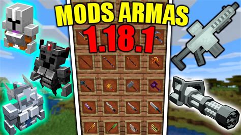 🔥top 20 Mods De Armas Armaduras Y Herramientas Para Minecraft 1181💣