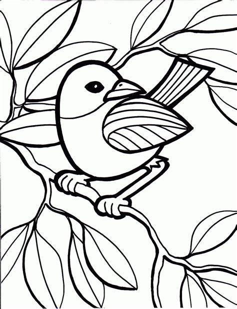Coloring For Kids Bird Coloring Child Coloring