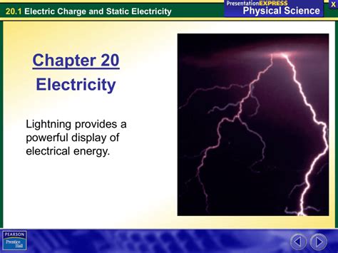 201 Electric Charge And Static Electricity