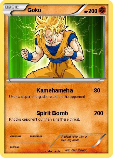 Pokémon Goku 7296 7296 Kamehameha My Pokemon Card