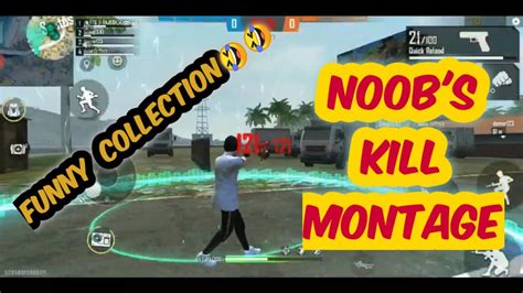 Noobs Killing Montagefunny Collection 🤣🤣dont Miss It😁😁freefire Tips And Tricks Youtube
