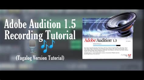 Adobe Audition 15 Tutorial How I Record My Audio Recording Tutorial